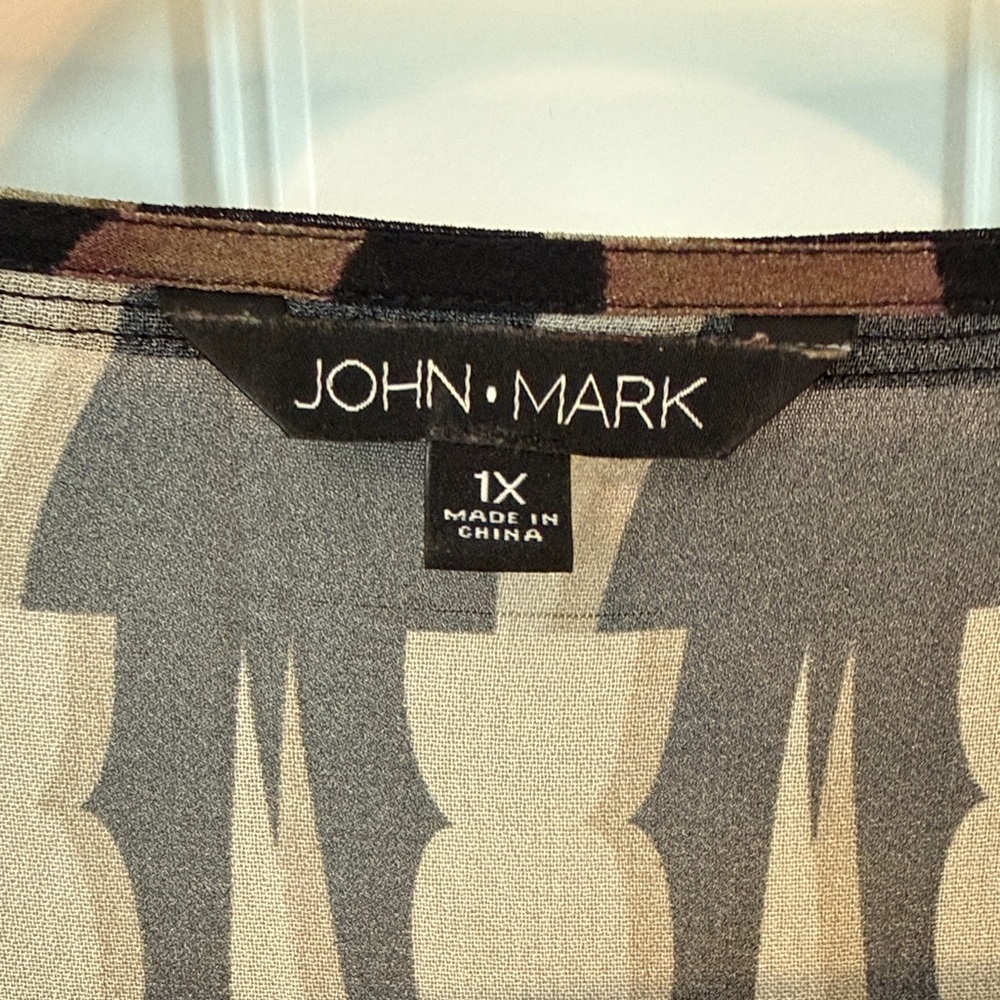 John Mark Boho-Chic Tunic Blouse - image 2